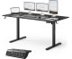 Biurko SENSE7 NOJO LIGHT Czarne 160 cm x 80 cm 1
