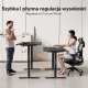 Biurko SENSE7 NOJO LIGHT Czarne 160 cm x 80 cm 3