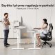 Biurko SENSE7 NOJO LIGHT Białe 160 cm x 80 cm 3