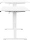 Biurko SENSE7 NOJO LIGHT Białe 160 cm x 80 cm 10