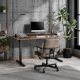 Biurko SENSE7 NOJO LIGHT Ciemnobrązowe 160 cm x 80 cm 2