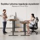 Biurko SENSE7 NOJO LIGHT Ciemnobrązowe 160 cm x 80 cm 3