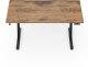 Biurko SENSE7 NOJO LIGHT Ciemnobrązowe 160 cm x 80 cm 9
