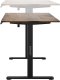 Biurko SENSE7 NOJO LIGHT Ciemnobrązowe 160 cm x 80 cm 10