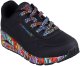 Skechers Damskie sneakersy UNO RAVAGED LOVE 177918 BKMT 36 1