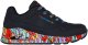 Skechers Damskie sneakersy UNO RAVAGED LOVE 177918 BKMT 36 3