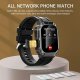 Smartwatch Diaway Smartwatch Zegarek Watch GPS Czarny Amoled Pro Rozmowy Sportowy Menu PL LTE Q80 4