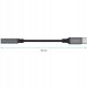 Fixed Adapter z aluminium FIXED Link USB-C na 3,5mm jack space gray 3