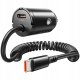 Ładowarka Orico PD 30W, 2 x USB-C, z kablem spiralnym (DS-30-2C-BK-EP) 1