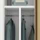 Jan Nowak KACPER cabinet ECO* WHITE RAL9003 + WOODGRAIN H1800*W800*D500 5