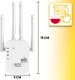 Router Mocny wzmacniacz sygnału wifi 4-anteny 300mb/s 2.4 ghz repeater zewnętrzny - er1046 4