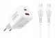 Ładowarka Veger Ładowarka sieciowa do telefonu USB A + Typ C PD Super Charge PPS 100W + kabel Typ C do C 240W VEGER TR150 biała 1