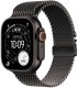 Smartwatch Apple Watch Ultra 3 GPS + Cellular 49mm Black Titanium / Titanium Milanese Loop S Czarny  (MF1N4QC/A) 1
