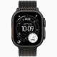 Smartwatch Apple Watch Ultra 3 GPS + Cellular 49mm Black Titanium / Titanium Milanese Loop S Czarny  (MF1N4QC/A) 2