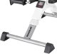 Rower stacjonarny Bauerkraft Rowerek treningowy rower rehabilitacyjny składany rotor 2w1 wyświetlacz LCD biały 5