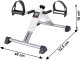 Rower stacjonarny Bauerkraft Rowerek treningowy rower rehabilitacyjny składany rotor 2w1 wyświetlacz LCD biały 6