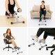 Rower stacjonarny Bauerkraft Rowerek treningowy rower rehabilitacyjny składany rotor 2w1 wyświetlacz LCD biały 8