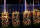 Wbijany na zewnątrz lampion Saska Garden Fireworks Tree srebrny 6