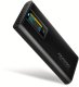 Kieszeń Axagon AXAGON EEM2-SD2B, USB-C 10Gbps externí box s displejem pro M.2 NVMe/SATA SSD, bezšroubkový, černý 1