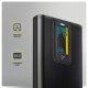 Kieszeń Axagon AXAGON EEM2-SD2B, USB-C 10Gbps externí box s displejem pro M.2 NVMe/SATA SSD, bezšroubkový, černý 3