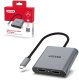 Adapter AV Unitek Unitek Adapter USB-C do 2x HDMI | 4K@60Hz | MST | HDCP 2.2 1