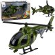 LeanToys Helikopter Wojskowy Militarny Z Hakiem Światła Dźwięki Zielony 1