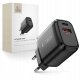Ładowarka PowerNeed TECH-PROTECT NCA65W-GAN 2-PORT NETWORK CHARGER PD 65W / QC3.0 czarny 2