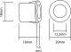 Einparts Automotive EINPARTS CZUJNIKI PARKOWANIA EPP BUZZER 18.5MM DO AUTA MONTAŻ SYSTEM 11