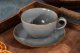 Lubiana Filiżanka ze spodkiem Aida ART 80 ml - Szara 2
