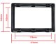 Radio samochodowe Einparts Automotive EINPARTS Ramka do radia RENAULT MEGANE 2002-2009 Zatrzaski z pasujące 8