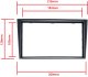 Radio samochodowe Einparts Automotive EINPARTS Ramka do radia do Opel Vauxhall Astra H Antera Corsa Zafira 2