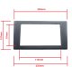 Radio samochodowe Einparts Automotive EINPARTS Ramka adapter do Audi A4 B6 B7 Seat Exeo 2002 2013 instalacja 2
