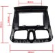 Radio samochodowe Einparts Automotive EINPARTS RAMKA DO RADIA NIEFABRYCZNEGO DO RENAULT LOGAN 2013-2018 ZATRZAS 10