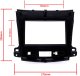 Radio samochodowe Canva EINPARTS RAMKA DO RADIO DO MITSUBISHI OUTLANDER CITROEN C-CROSSER PEUGEOT 12