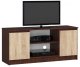 Fabryka Mebli Akord Szafka rtv, półki, Nova, 120x40x55 cm, wenge, dąb sonoma, mat | TYLETEGOTU 1