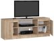 Fabryka Mebli Akord Szafka rtv, stolik, Nova, 140x40x55 cm, dąb sonoma, mat | TYLETEGOTU 1