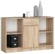 Bestseller Komoda otwarta, drzwi, szuflada, ELIO, 120x40x77 cm, dąb sonoma, mat | TYLETEGOTU 1