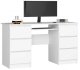 Biurko Fabryka Mebli Akord Core Białe 135 cm x 50 cm 1