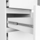 Biurko Fabryka Mebli Akord Core Białe 135 cm x 50 cm 3