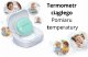 Termometr ITIMPORT dla dziecka Genial Pomiar ciągły App Alarm gorączki Raporty 5