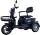 E-GOO Elektryczny trójkołowy skuter, czarny, zmontowany, 500 W (BSKENDO2A) 2
