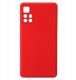 iLike Tylny pokrowiec Xiaomi Silicon case Redmi Note 11 Pro Plus 5G Red 1