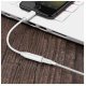 Adapter AV iLike AX5 Adapter Durable TPE Audio Cable from Lightning male to 3.5mm plug white DAC version ILK-AX5 5
