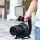E-LIGHT 4U Stabilizator ręczny Do telefonu i sportu / do kamery DSLR z 1/4 mocowaniem z oświetleniem LED / mikrofonem 6
