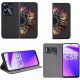krainaGSM Do Realme C55 Magnet Wzory Case + Szkło 9H 2