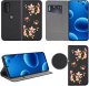 krainaGSM Do Motorola Moto G52 Magnet Wzory Case + Szkło 9H 2