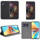 krainaGSM Do Oppo A98 5G Magnet Wzory Case + Szkło 9H 3