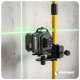 Powermat Tyczka Rozporowa do poziomicy laserowej statyw rozporowy lasera 112-300cm 8