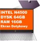Laptop HP 14-dq3024ds / 14" / Intel N4500 / 16GB / 64GB eMMC / Win 11 Dotyk Fioletowy (BK1Q5UA) 1