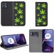 krainaGSM Etui Do Motorola Moto G84 5G Magnet Wzory Case Portfel + Szkło 9H 2